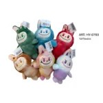 Μπρελόκ Λούτρινο Αρκουδάκι στυλ Monster 11cm - 12 τεμ. πακέτο - ΚΩΔ. HY-0793