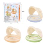 Παιδικό Φουσκωτό Σωσίβιο με Σκίαστρο 70cm – Baby Inflatable Swim Ring