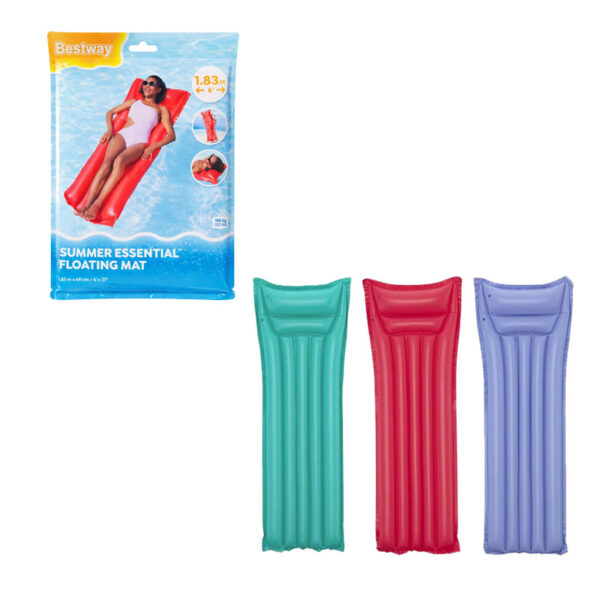 44007 Bestway Φουσκωτό Στρώμα Θαλάσσης Bestway 1.83m – Summer Essential Floating Mat