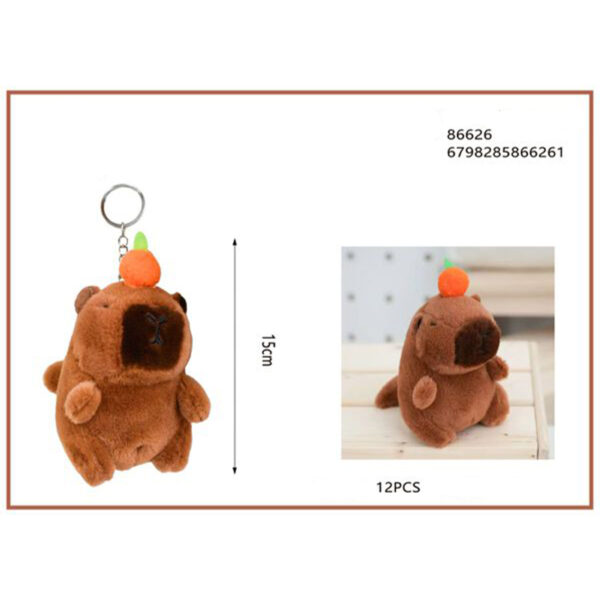 Μπρελόκ Λούτρινο 15cm 86626 Capybara