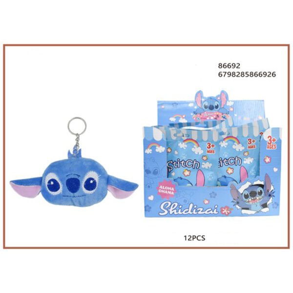 86692 Stitch Μπρελόκ Λούτρινο σε Φακελάκι 86692