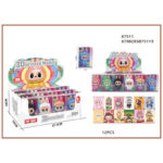 Labubu φιγούρες 10cm σε διάφανο κουτάκι σε διάφορα χρώματα 87511