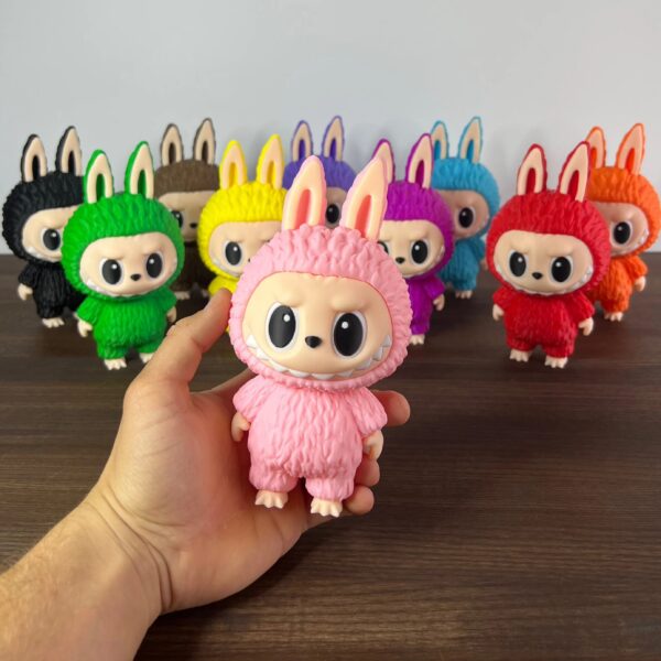 Labubu φιγούρες 10cm σε διάφανο κουτάκι σε διάφορα χρώματα 87511 - Image 3