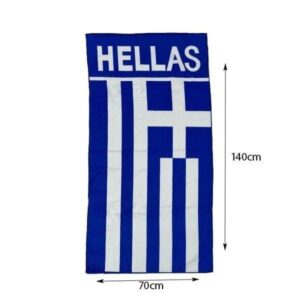 z793404-1-600x600 Πετσέτα θαλάσσης με την Ελληνική σημαία Hellas 140x70cm
