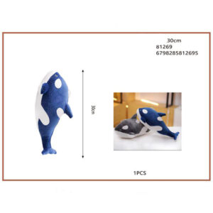 Λούτρινο φάλαινα 30cm 81269 γκρι