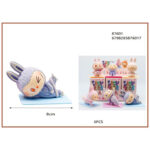 Labubu Lazy Yoga Series. φιγούρες 8cm 87601