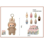 Labubu Labubu The Monsters Exciting Macaron Vinyl Λούτρινο αρκουδάκι με πλαστικό πρόσωπο 15cm 87628