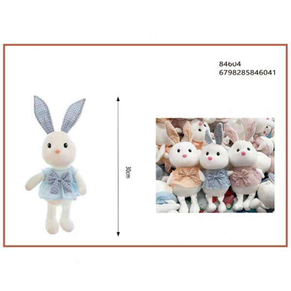 Λούτρινο λαγουδάκια (plush bunny/rabbit dolls) 30cm 84604