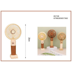 Επαναφορτιζόμενο Ανεμιστηράκι  χειρός 20cm 85738