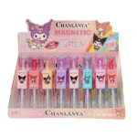Lip Gloss Chanlanya Magnetic Cartoon 2 σε 1 Kuromi - 9257 - Image 2