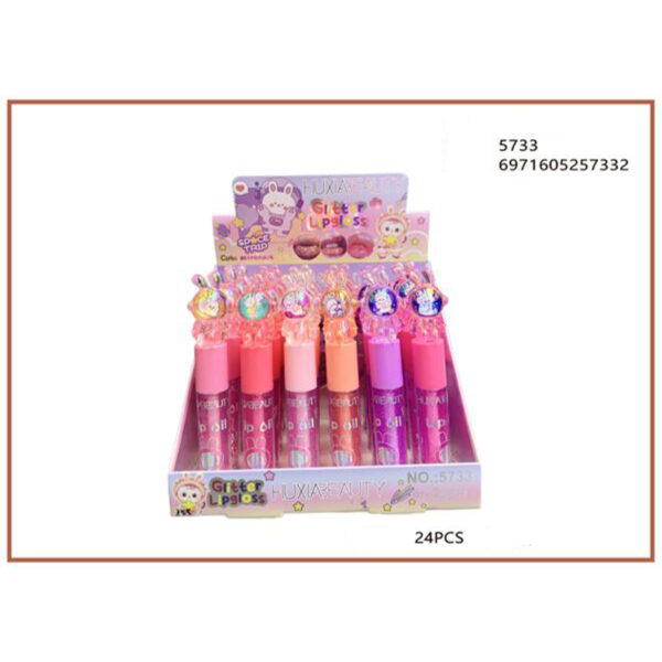Huxia Beauty Glitter Lip Gloss (σειρά Space Trip / Astronaut Rabbit) - 5733