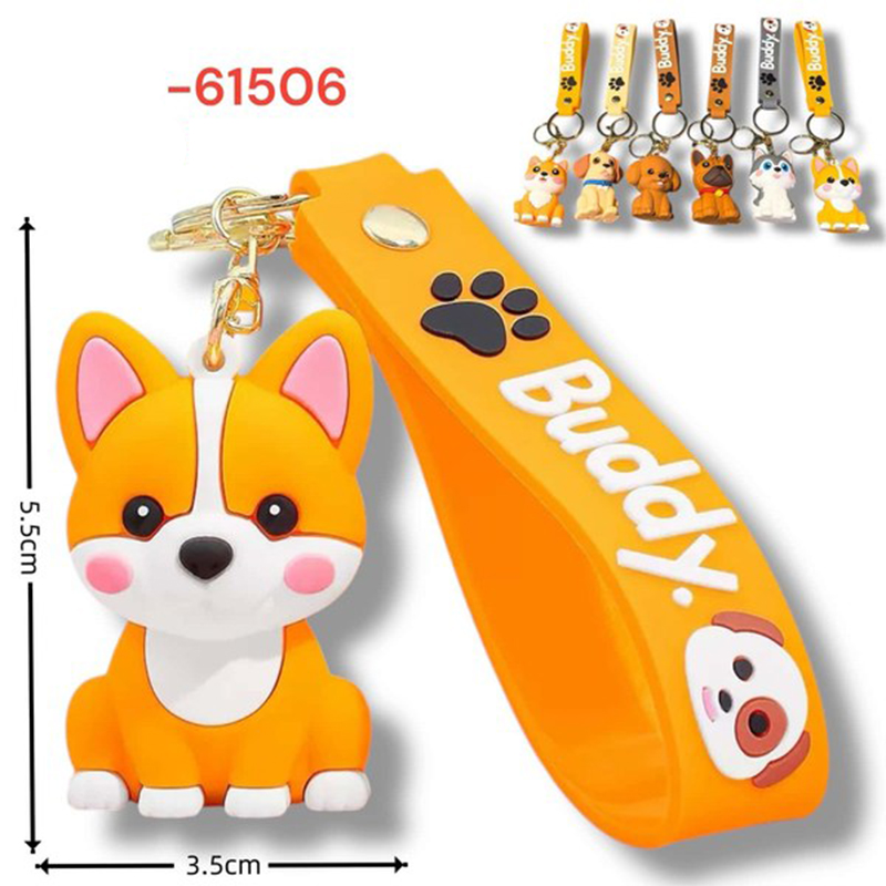61506 0,60 Mπρελόκ σκύλο Corgi - 61506 - Image 1