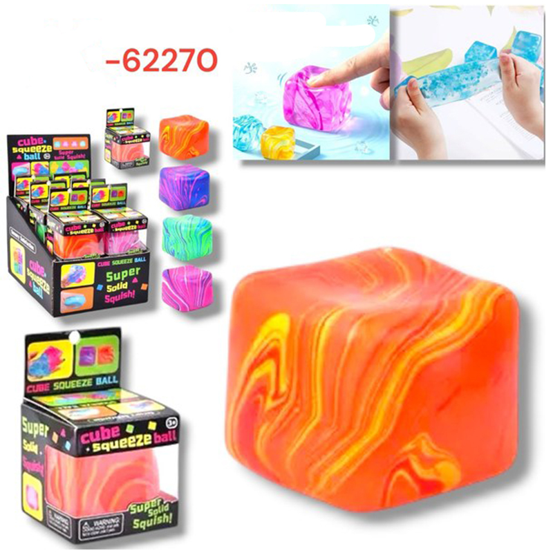 62270 1,60 Squishy Ice Cube glitter - 62270 - Image 1