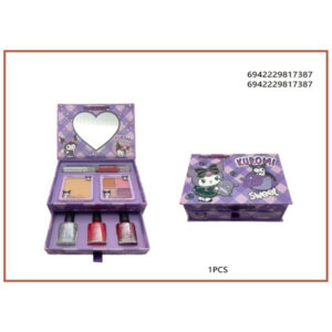 σετ μακιγιάζ σε μορφή κομόδης/κουτιού Favor Beauty Kuromi  - 6942229817387