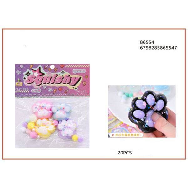 86554 0,90 Taba Squishy Cat Paw - 86554