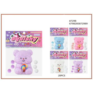 87298 0,50 Παιχνίδια Squishy σε σχήμα Αρκουδάκι - 87298