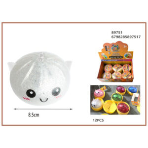 Squishy Dumpling / Bao Bun με Glitter - 89751