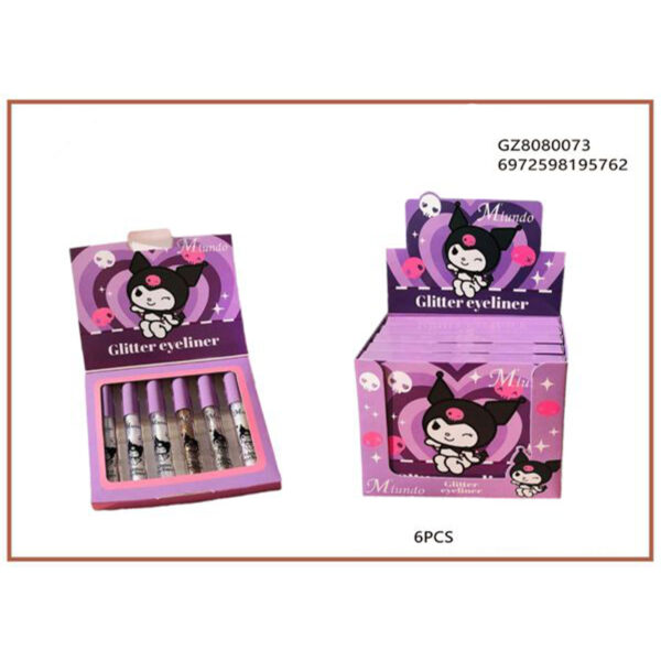 GZ8080073 1,75 σετ υγρών eyeliner με γκλίτερ (Glitter Eyeliner) - GZ8080073