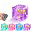 Διάφανος αντιστρεσογόνος κύβος (squishy fidget toy) 5,5cm - 89459