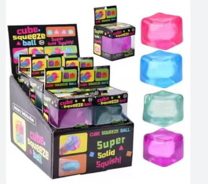 Squishy παιχνίδι αντιστρές σε σχήμα παγοκύβου 5,5cm - 88559 - Image 2