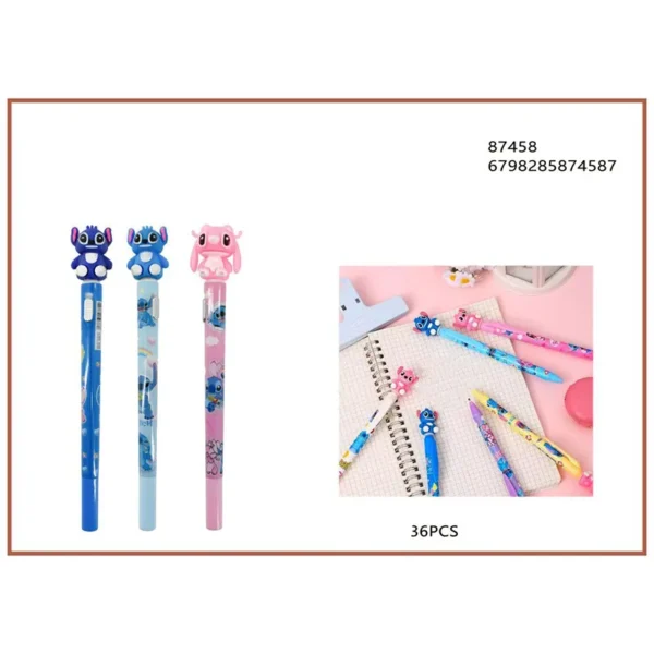 Στυλό gel με θέμα τον χαρακτήρα Stitch - 87458
