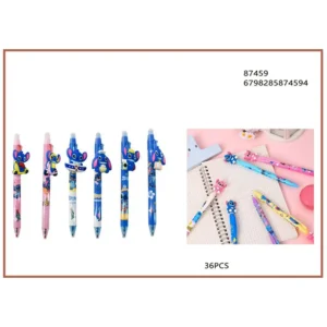 Στυλό Gel με διακοσμητικές φιγούρες του Stitch - 87459