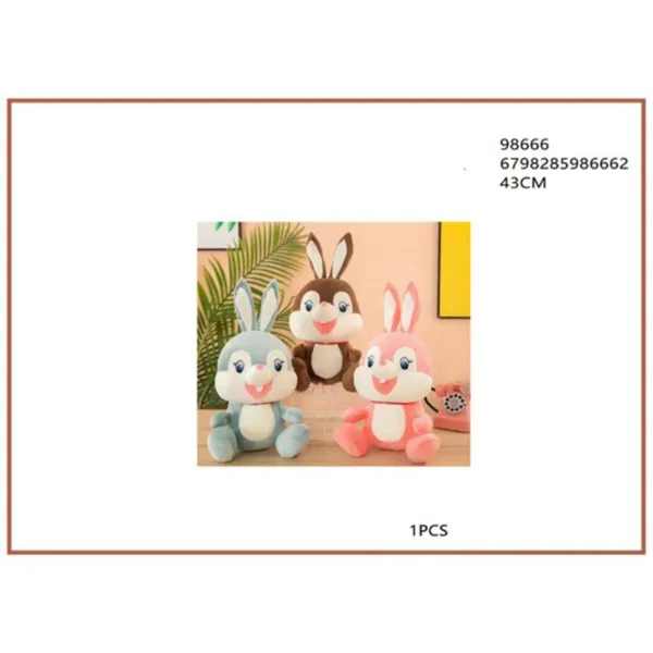 Λούτρινα κουνελάκια 43cm - 98666