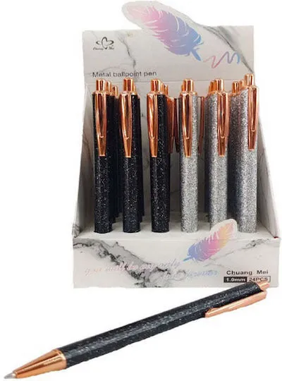 Στυλό μεταλλικό Ballpoint με γκλίτερ - 99367