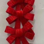 LAZO NAVIDE?O ROJO 10.16X12.7CM 10.16X12.7CM