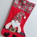 CALCETIN DE NAVIDAD CON ELFO 16X35CM 16X35CM