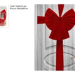 FIOCCO PER PORTA INGRESSO VELLUTO ROSSO